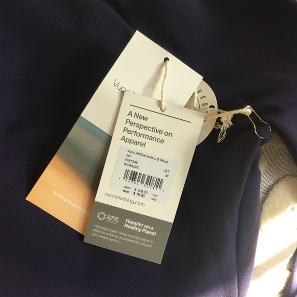 Vuori All The Feels Long Sleeve Mock Top - Picture 10 of 14